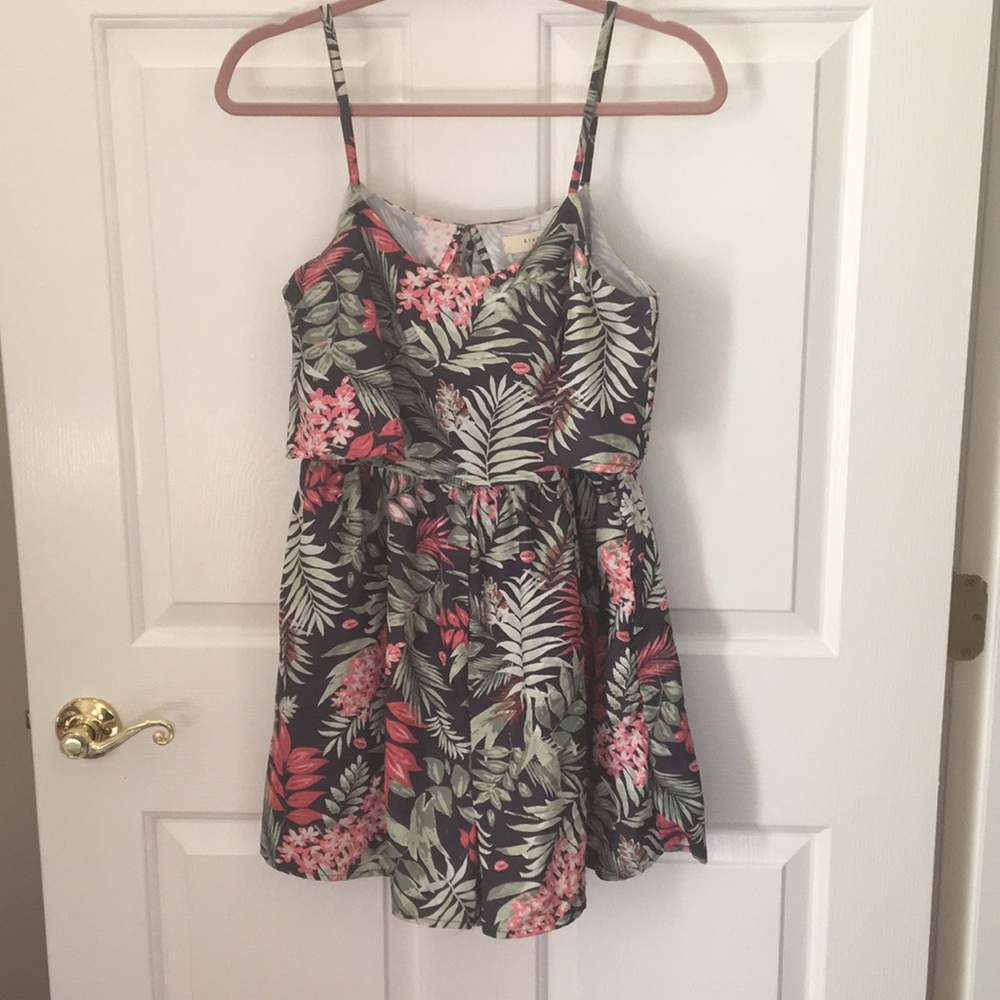 Floral print romper
